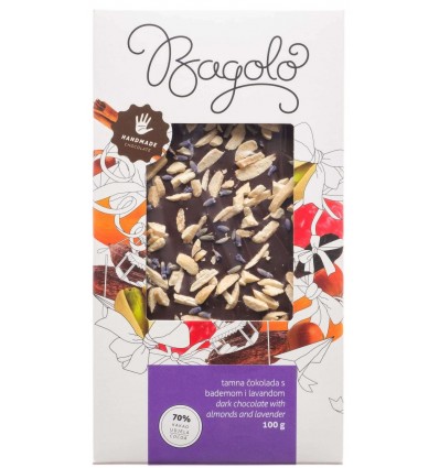Tamna čokolada s lavandom i bademom