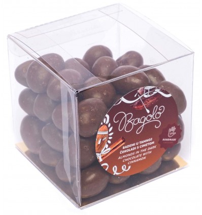 Dražeje - Badem u tamnoj čokoladi s cimetom 185 g