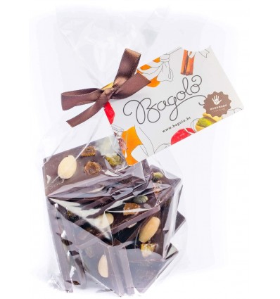 Mendiants mediteran od tamne čokolade 150 g