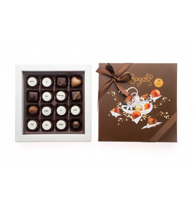 Bombonijera s porukom - 16 pralina